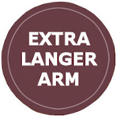 extralanger Arm