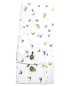 Preview: R2 Amsterdam Langarmhemd Modern Fit weiss blau Druck Schmetterlinge extralanger Arm 72 cm