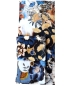 Preview: R2 Amsterdam Langarmhemd blau multicolor Floralprint extralanger Arm 72 cm