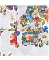 Preview: R2 Amsterdam Langarmhemd Stretch weiss multicolor Flower Auto Print