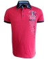 Preview: Impulso Polo Shirt Vintage Yachting Club in rot blau weiss