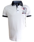 Preview: Impulso Polo Shirt Vintage Yachting Club in weiss blau rot