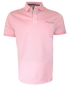 Preview: Montechiaro Poloshirt merceresiert in rosa melange mit Brusttasche