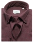 Preview: eterna Premium 1863 Wool Cotton Langarmhemd Modern rot-grau MINIKARO