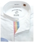 Preview: eterna UPCYCLING SHIRT Langarmhemd Regular Fit Stehkragen weiss bunte Patches mit Brusttasche