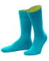 Preview: von Jungfeld 3er Box BLICKFANG Socken in aqua neongelb hellblau