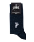 Preview: von Jungfeld 1 Paar Socken Motiv Astronaut dunkelblau