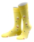 Preview: von Jungfeld 1 Paar Socken Beach Life Samos in gelb Motiv Segelboot