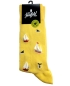 Preview: von Jungfeld 1 Paar Socken Beach Life Samos in gelb Motiv Segelboot