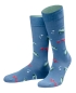 Preview: von Jungfeld 1 Paar Socken Beach Life Galapagos in blau Motiv Schildkröte