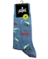 Preview: von Jungfeld 1 Paar Socken Beach Life Galapagos in blau Motiv Schildkröte