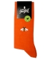 Preview: von Jungfeld 1 Paar Socken Thrakien in orange Motiv Biene