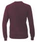 Preview: Maica V-Neck Pullover bordeaux melange Feinstrick Baumwolle