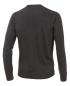 Preview: Maica V-Neck Pullover anthrazit melange Feinstrick Baumwolle