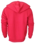 Preview: eterna Sweat Jacke Hoodie WE CARE in rot mit Kapuze