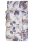 Preview: eterna Slim Fit Langarmhemd hellbraun Floraldesign in blau dunkelbraun