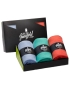 Preview: von Jungfeld 3er Box PLAYA Socken in lachs mint hellblau