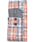 Preview: Casa Moda Casual Fit Langarmhemd in orange blau weiss Karo