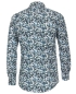 Preview: Casa Moda Casual Fit Langarmhemd weiss blau grün gelb Print Floral