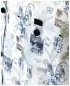 Preview: Casa Moda Langarmhemd weiss blau oliv Fancy Print Leinenstruktur