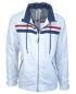 Preview: Cabano New Canadian Jacke Maritim mit Kapuze silbergrau