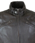 Preview: bruno banani Lederjacke Modell Clapton darkbrown