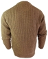 Preview: Baileys maskuliner R-Neck Pullover in braun Grobstrick