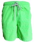 Preview: Baileys Swim Short Beach Streifendesign in neongrün