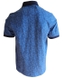 Preview: Baileys Poloshirt Blattprint in blau dunkelblau