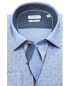 Preview: Giordano Langarmhemd Modern Fit blau Floralmuster Ton-in-Ton