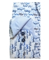 Preview: Giordano Langarmhemd Modern Fit weiss mit Textdruck LOVE in blau