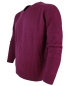 Preview: Baileys Scottish Lambswoll V-Neck Pullover weinrot melange