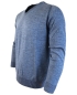 Preview: Baileys leichter V-Neck Pullover in blau melange