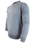 Preview: Baileys leichter R-Neck Pullover in steingrau melange