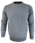 Preview: Baileys leichter R-Neck Pullover in steingrau melange