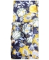 Preview: eterna Modern Fit Langarmhemd dunkelblau senf multicolor Floraldruck