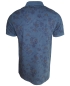 Preview: Baileys Vintage Polo Shirt in petrolblau gepunktet mit Floralmuster