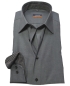 Preview: eterna Slim Fit Langarmhemd Chambray dunkelgrau