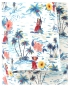 Preview: Casa Moda Casual Fit Kurzarmhemd weiss multicolor Hawaii Motive