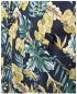 Preview: Casa Moda Casual Fit Kurzarmhemd dunkelblau gelb grün beige Floralprint