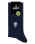 Preview: von Jungfeld 1 Paar Socken Motiv Alien dunkelblau