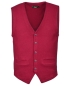 Preview: ARMAS Weste Glattstrick Cotton-Cashmere Blend in rot melange