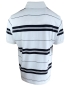 Preview: Baileys Polo Shirt STRIPES beere blau weiss mit Sticklabel