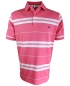 Preview: Baileys Polo Shirt STRIPES beere blau weiss mit Sticklabel