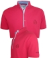 Preview: Baileys Polo Shirt in rot Piqué mit Sticklabel