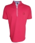 Preview: Baileys Polo Shirt in rot Piqué mit Sticklabel