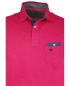 Preview: Baileys Polo Shirt Flammgarn rot mit Brusttasche