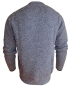 Preview: Baileys V-Neck Tweed Pullover in blau hellblau melange