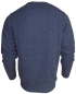 Preview: Baileys V-Neck Tweed Pullover in dunkelblau blau melange