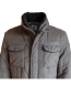 Preview: Baileys maskuline Steppjacke in braun Karodesign